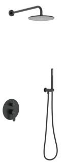 Душевой комплект Berges Nardis 2R чёрный матовый 071004